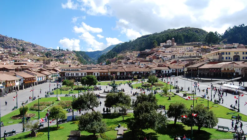 Pérou Cusco ville place 